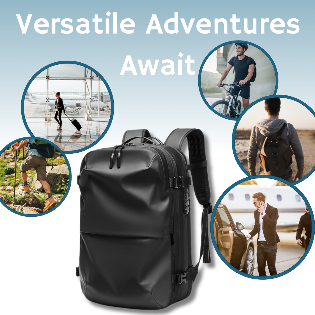 Basic Traveler's Ultimate Space-Saving Bundle - Miracle Backpack + Air Pump