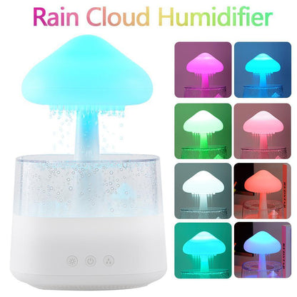 Creative USB Rain Cloud Humidifier Home Colorful Mushroom Light Humidifier