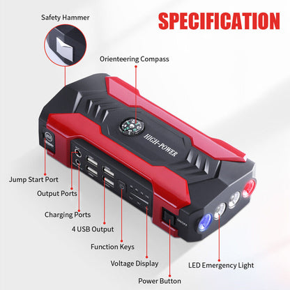 Portable Jump Starter & Power Bank